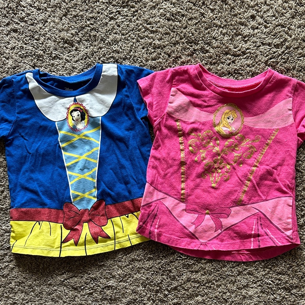 Disney Princess Kids T-shirt Bundle